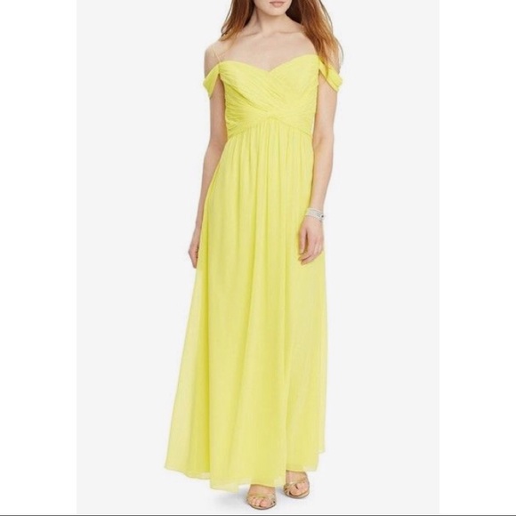 ralph lauren chiffon dress